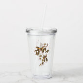 炭酸入りウグイス小鳥 アクリルタンブラー (裏面)