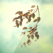 炭酸入りウグイス小鳥 ウィンドウサイン (シート3)