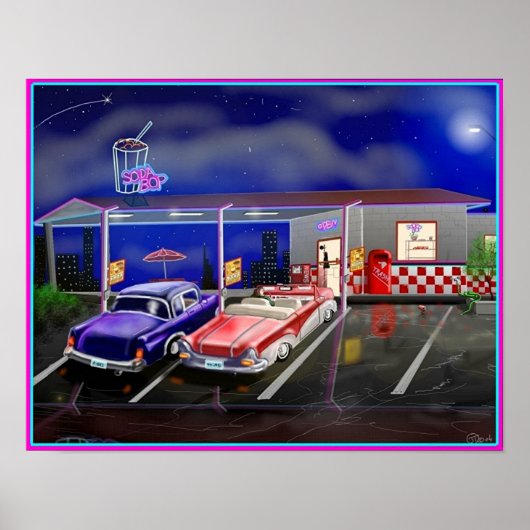 炭酸飲料 ポスター (正面)