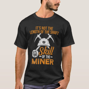 炭鉱おもしろい労働者 Tシャツ