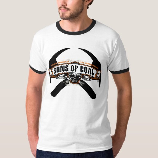 炭鉱クラブの息子 Tシャツ (正面)