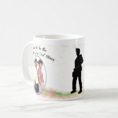 炭鉱作業員の娘 コーヒーマグカップ (正面左)