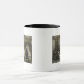 炭鉱作業員の小屋のインテリア マグカップ (中央)