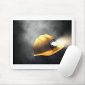 炭鉱作業員の帽子 マウスパッド (マウス)