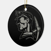 炭鉱作業員 セラミックオーナメント (左)