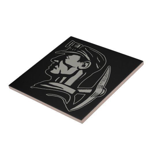 炭鉱作業員 タイル (側面)