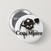 炭鉱作業員 缶バッジ (正面&裏面)