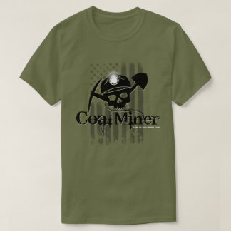 炭鉱夫のドクロ Tシャツ