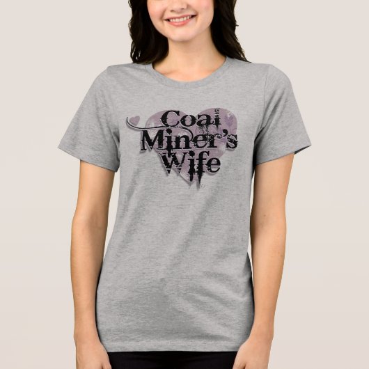 炭鉱夫の妻 トライブレンドTシャツ (正面)