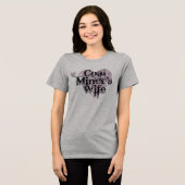 炭鉱夫の妻 トライブレンドTシャツ (正面全面)