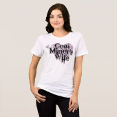 炭鉱夫の妻 トライブレンドＴシャツ (正面全面)