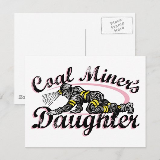炭鉱夫の娘 ポストカード (正面/裏面)