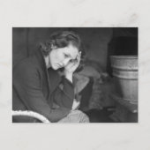 炭鉱夫の娘 – 1936. ポストカード (正面)