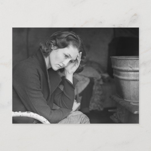 炭鉱夫の娘 – 1936. ポストカード (正面)