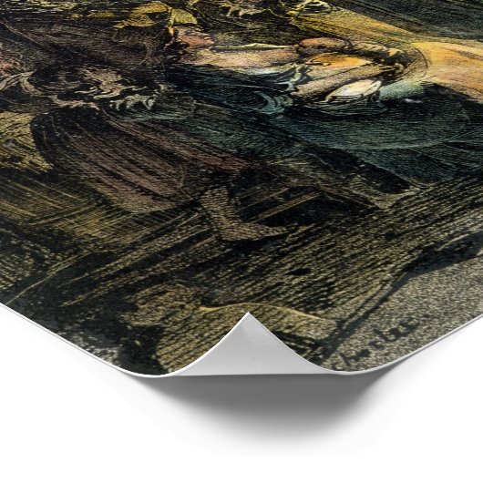 炭鉱夫の小屋インテリア ポスター (角)