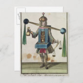 炭鉱夫の服装 ポストカード (正面/裏面)