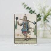 炭鉱夫の服装 ポストカード (スタンド正面)