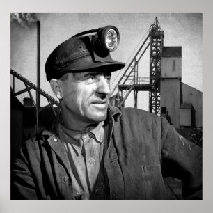 炭鉱夫の生活 ポスター