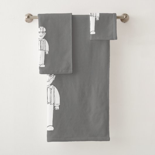 炭鉱夫バスタオルのダークグレー設定 バスタオルセット (インサイチュ)