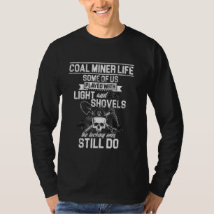 炭鉱夫プライドおもしろい鉱山労働者 Tシャツ