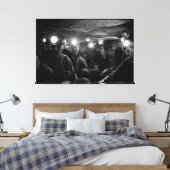 炭鉱夫深い地下1960 キャンバスプリント (インサイチュ (寝室))