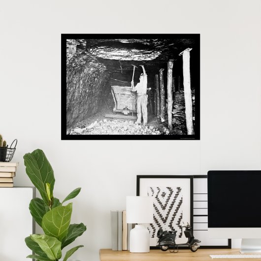 炭鉱夫1910 ポスター (ホームオフィス)