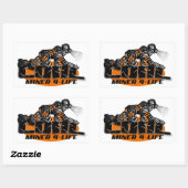 炭鉱夫4 – ライフ 長方形シール (シート)