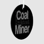 炭鉱夫 オーナメント (正面)