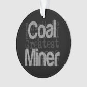 炭鉱夫 オーナメント (正面)