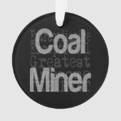 炭鉱夫 オーナメント (正面)