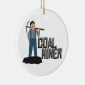 炭鉱夫 セラミックオーナメント (右)