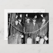 炭鉱夫 – ポストカード (正面/裏面)