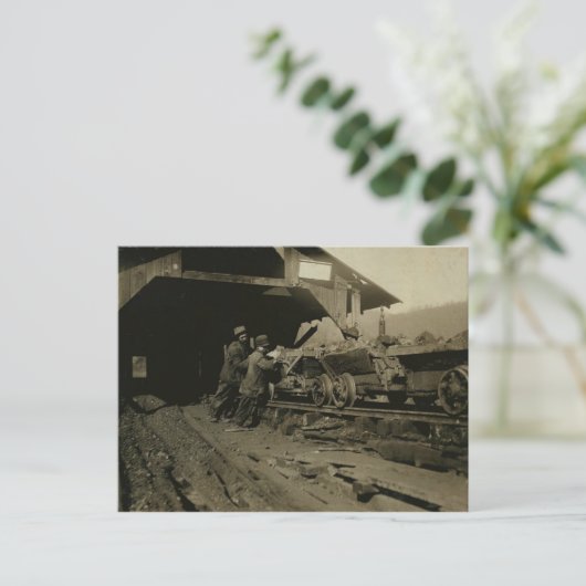 炭鉱夫 ポストカード (スタンド正面)