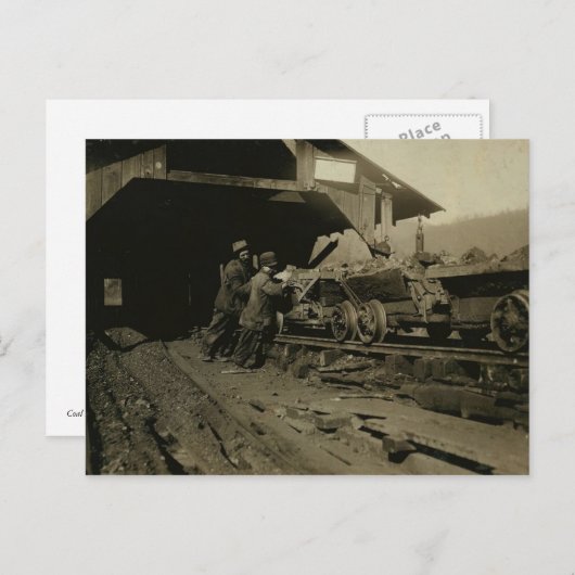 炭鉱夫 ポストカード (正面/裏面)