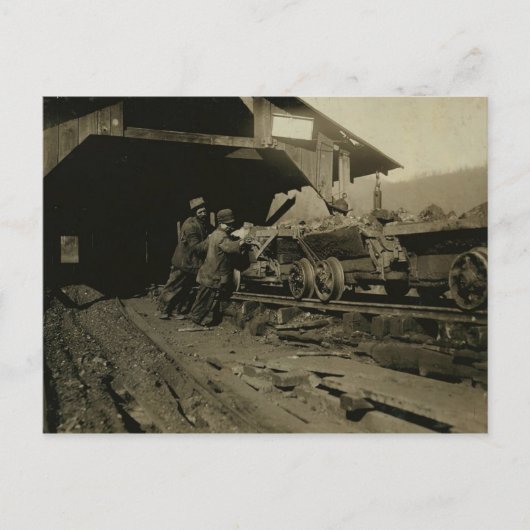 炭鉱夫 ポストカード (正面)