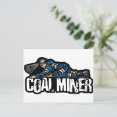 炭鉱夫 ポストカード (スタンド正面)
