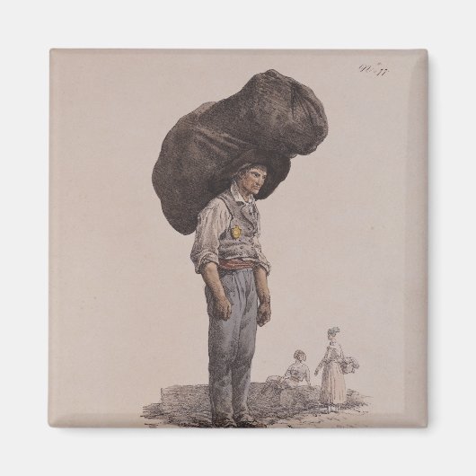 炭鉱夫 マグネット (正面)