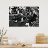 炭鉱夫， 1935 ポスター (キッチン)