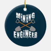 炭鉱技術者がショベルを渡った セラミックオーナメント (裏面)