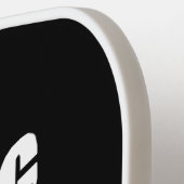 炭鉱技術者がショベルを渡った ピックルボールラケット (左詳細)