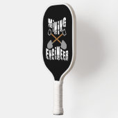 炭鉱技術者がショベルを渡った ピックルボールラケット (左)