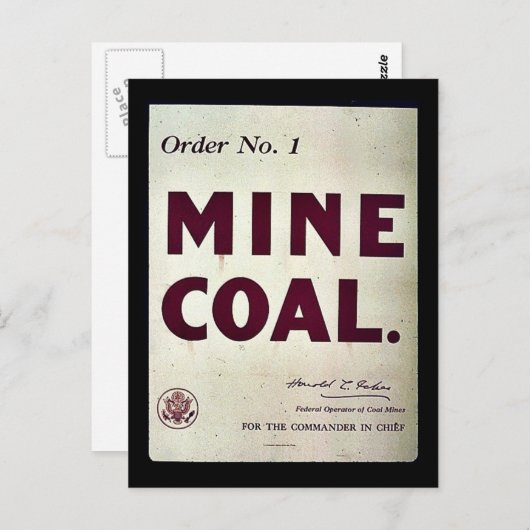 炭鉱 ポストカード (正面/裏面)