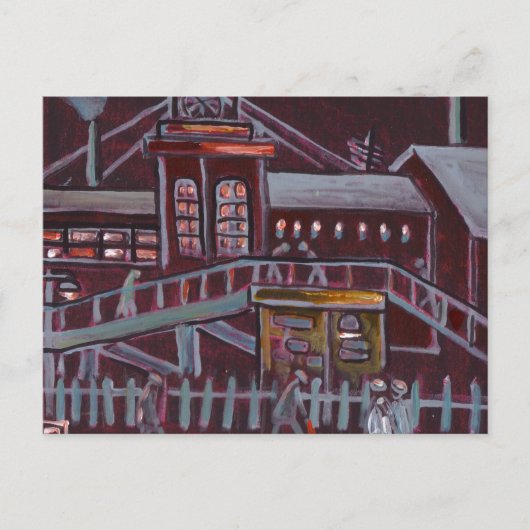 炭鉱 ポストカード (正面)