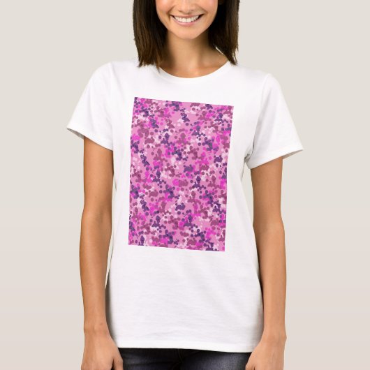 点々のあるな迷彩柄 Tシャツ (正面)