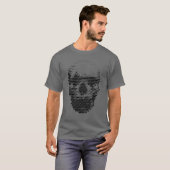 点々のあるスカル Tシャツ (正面フル)