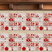 点々のあるフェイクレリーフ、 浮き彫りグコンテンポラリーラージホームデコール タイル