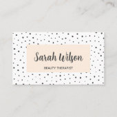 点々のある名刺 名刺 (正面)