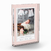 点々のある赤面 | ベビー誕生の状態 フォトブロック (左)