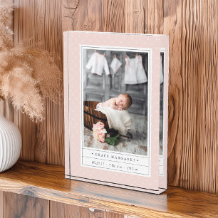 点々のある赤面   ベビー誕生の状態 フォトブロック