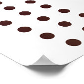 点々のある金ゴールド円ドットモダンパーティーバナー ポスター (角)